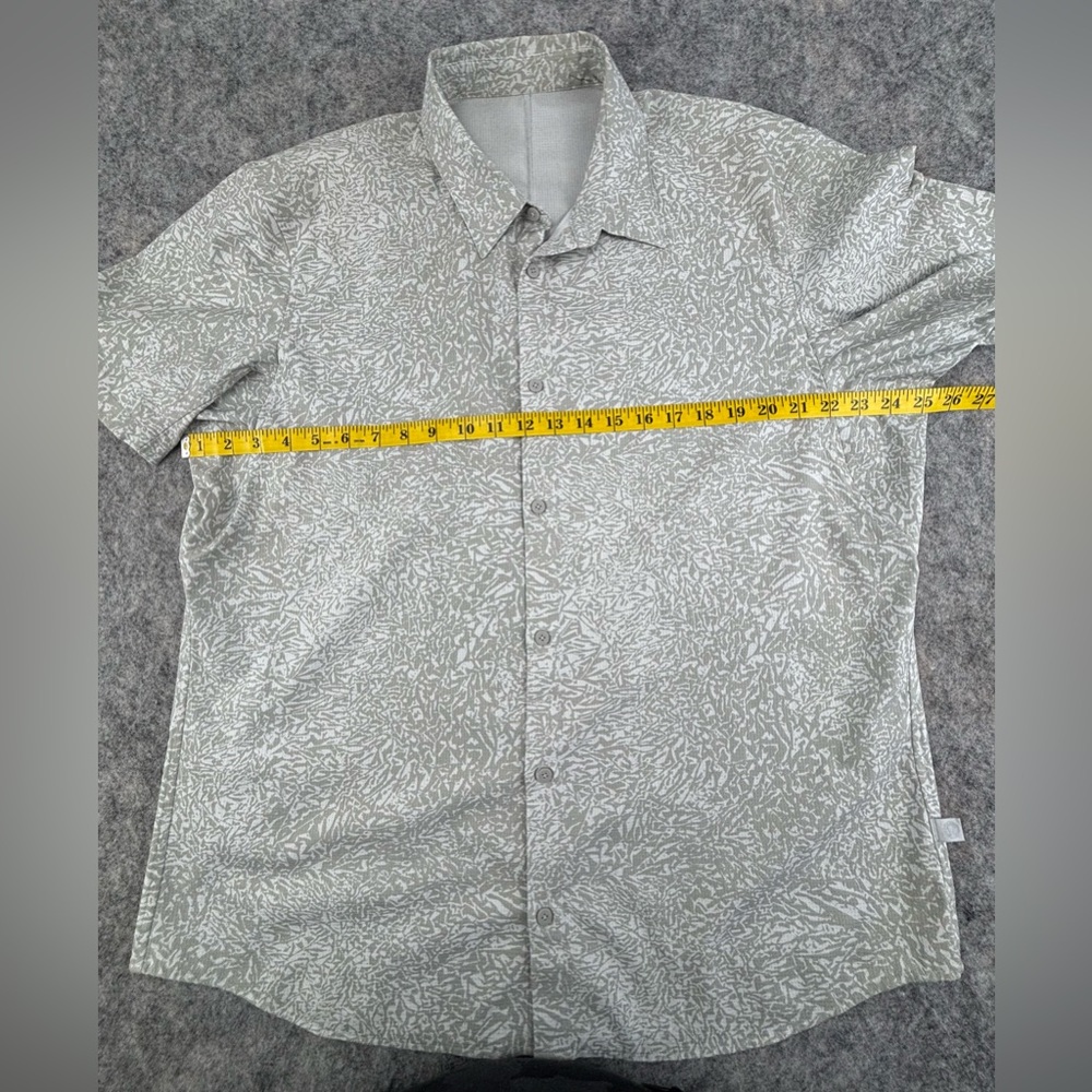 Lululemon | Airing Easy Shirt | Crunch Max Vapor Seal Grey | Men‎ XL - Picture 8 of 10
